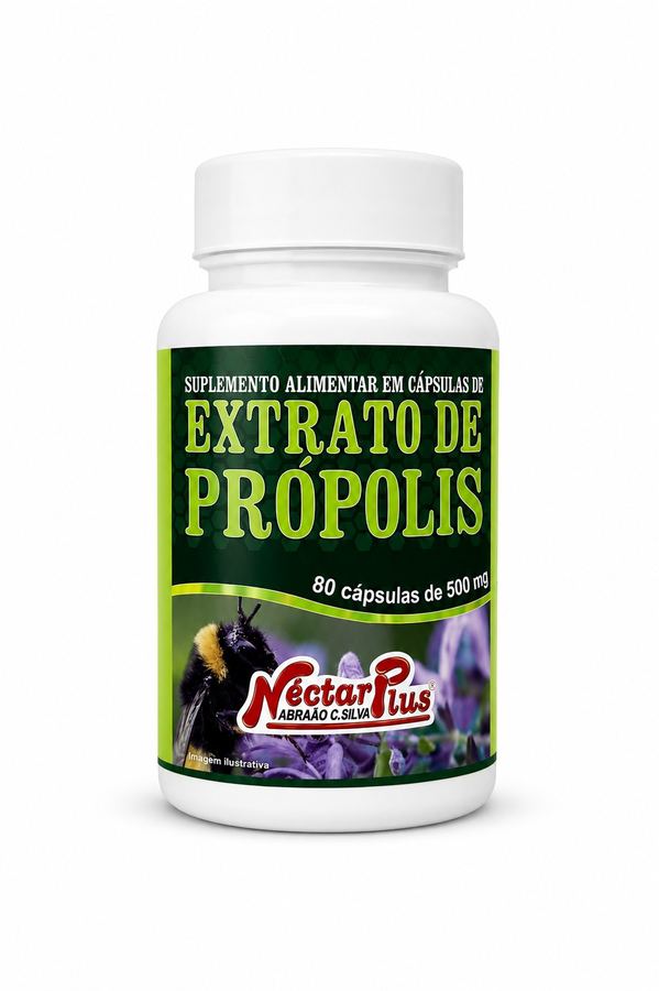 Extrato de Própolis 80 Cápsulas (500mg)